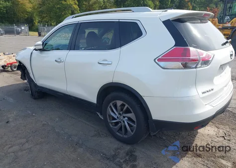 2016 Nissan Rogue Sl z USA, uszkodzony, nr VIN 5N1AT2MVXGC741662